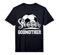 Mens Soccer Godmother Soccer Player T-Shirt - Trendy Graphic Men Women
