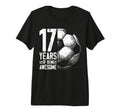 17Th Birthday Soccer Player Football T-Shirt - Aesthetic Graphic Men Women