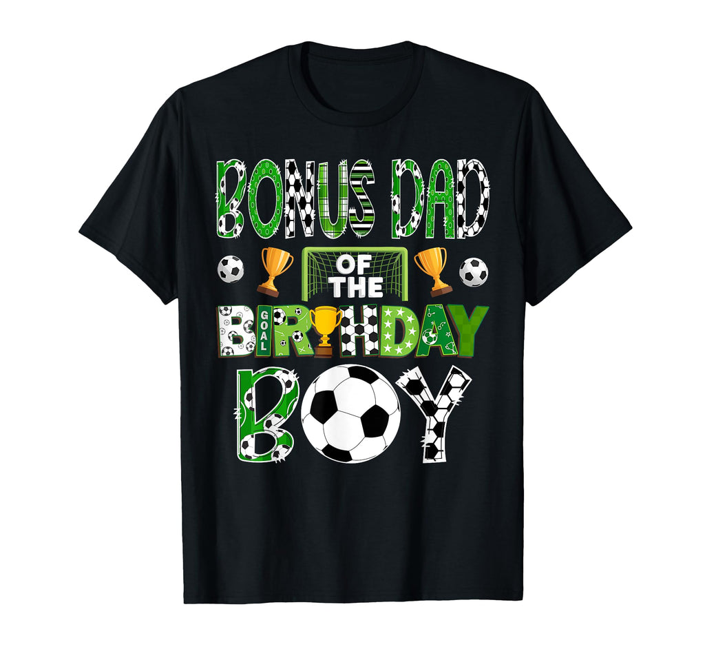 Bonus Dad Birthday Soccer Player Game T-Shirt - Minimalist Print Men Women