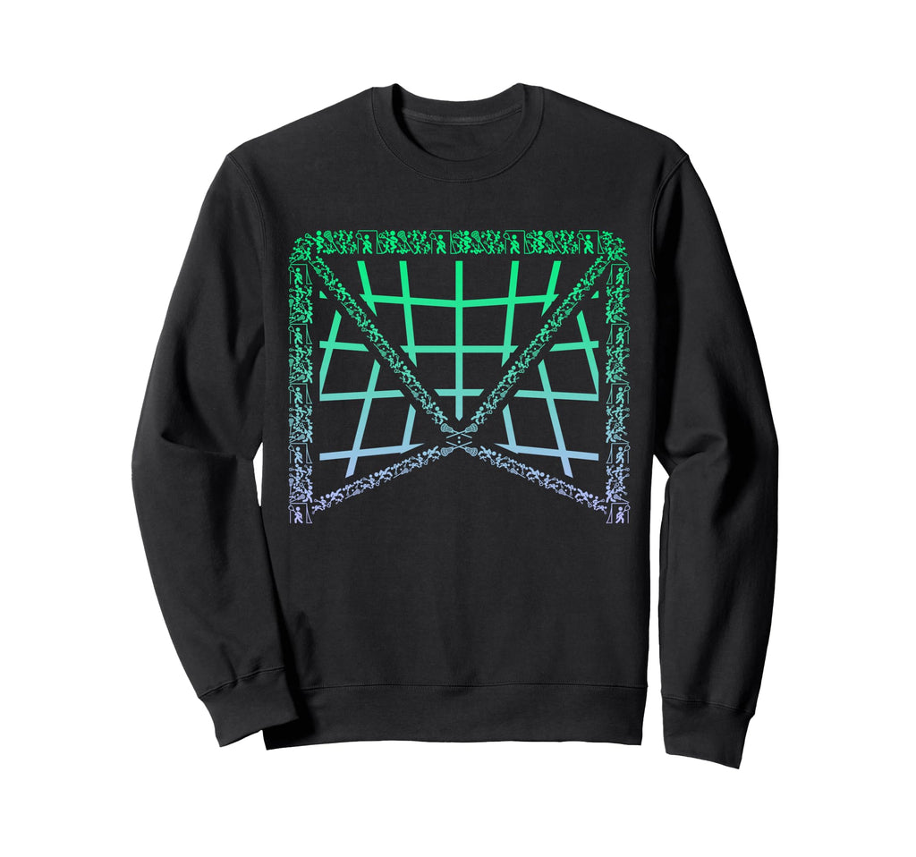 Lacrosse Goal Stuff Lax Goalkeeper Sweatshirt - Minimalist Print Men Women