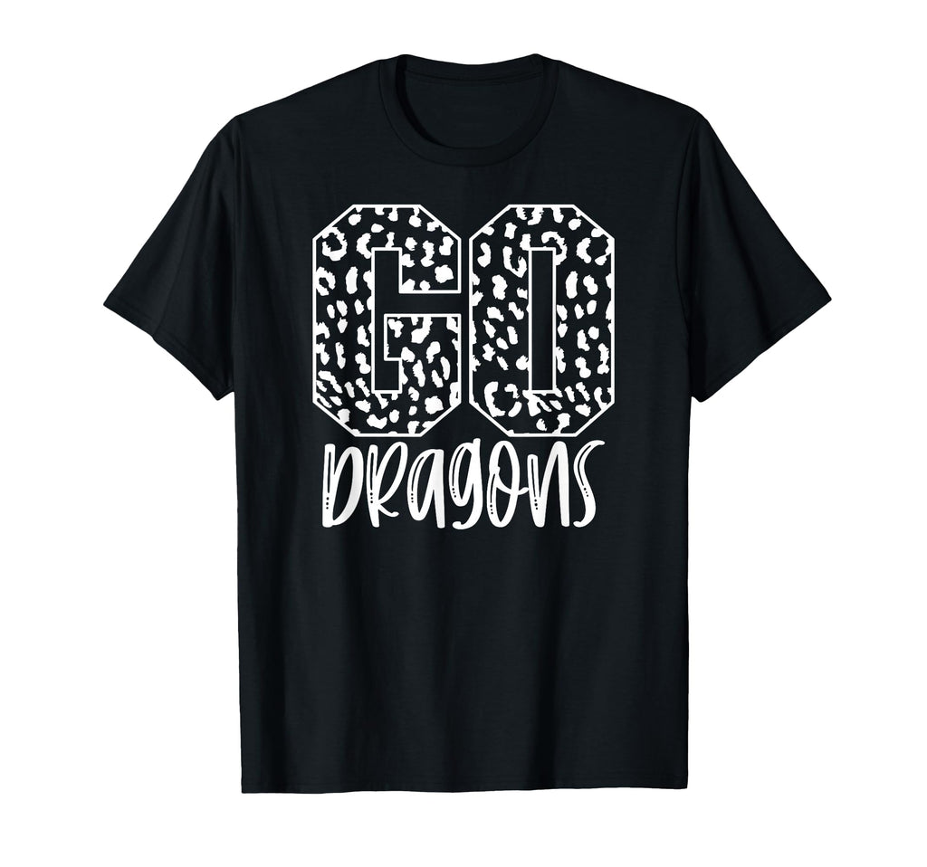 Dragons Team Mascot School Spirit T-Shirt - Aesthetic Graphic Men Women