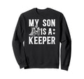 Ice Hockey Keeper Dad Hockey Goalie Sweatshirt - Trendy Graphic Men Women