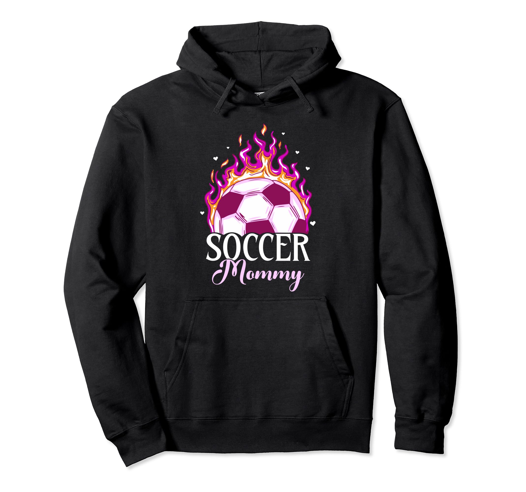 Soccer Mommy Womens Soccer Player Team Hoodie - Novelty Apparel for Adults