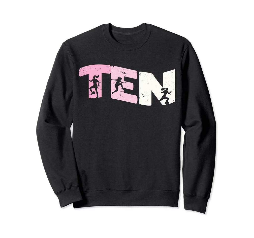 10 Year Old Soccer Birthday Sweatshirt - Casual Everyday Wear for Adults