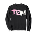 10 Year Old Soccer Birthday Sweatshirt - Casual Everyday Wear for Adults