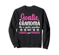 Soccer Goalie Grandma Definition Sweatshirt - Minimalist Print for Adults