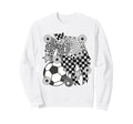 Soccer Ball Mama Coquette Bow Soccer Sweatshirt - Unique Graphic Men Women