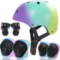 Kids Bike Helmet and Pads Set for Ages 2–14, CPSC Certified Adjustable Helmet with Knee Elbow Wrist Guards, for Skateboard, Scooter, Skating, Rollerblading, Multi-Sport Protective Gear