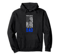 Proud Soccer Dad Usa Flag Family Football Hoodie - Minimalist Print Unisex