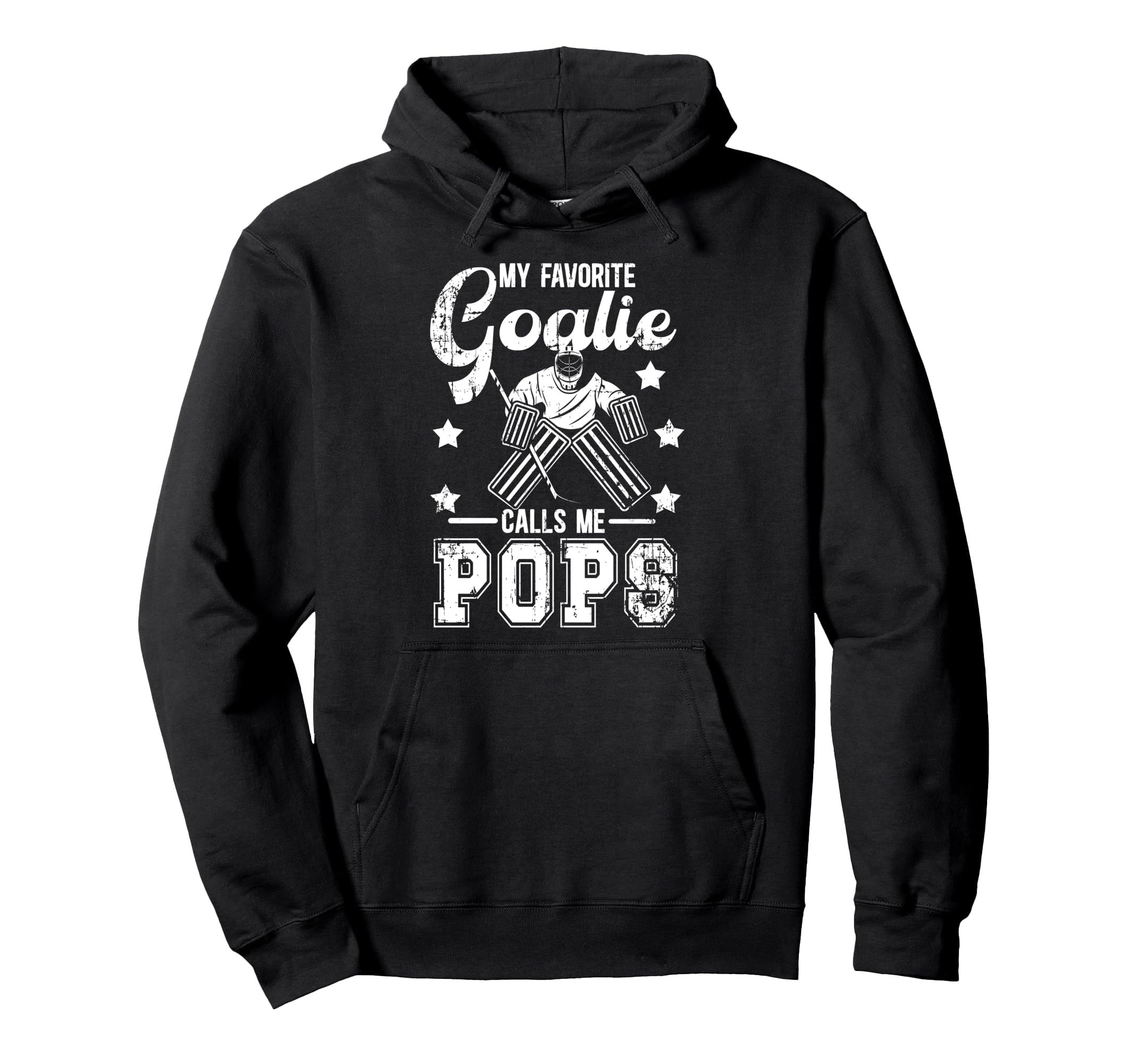 My Favorite Ice Hockey Goalie Pops Ice Hoodie - Streetwear Style Men Women