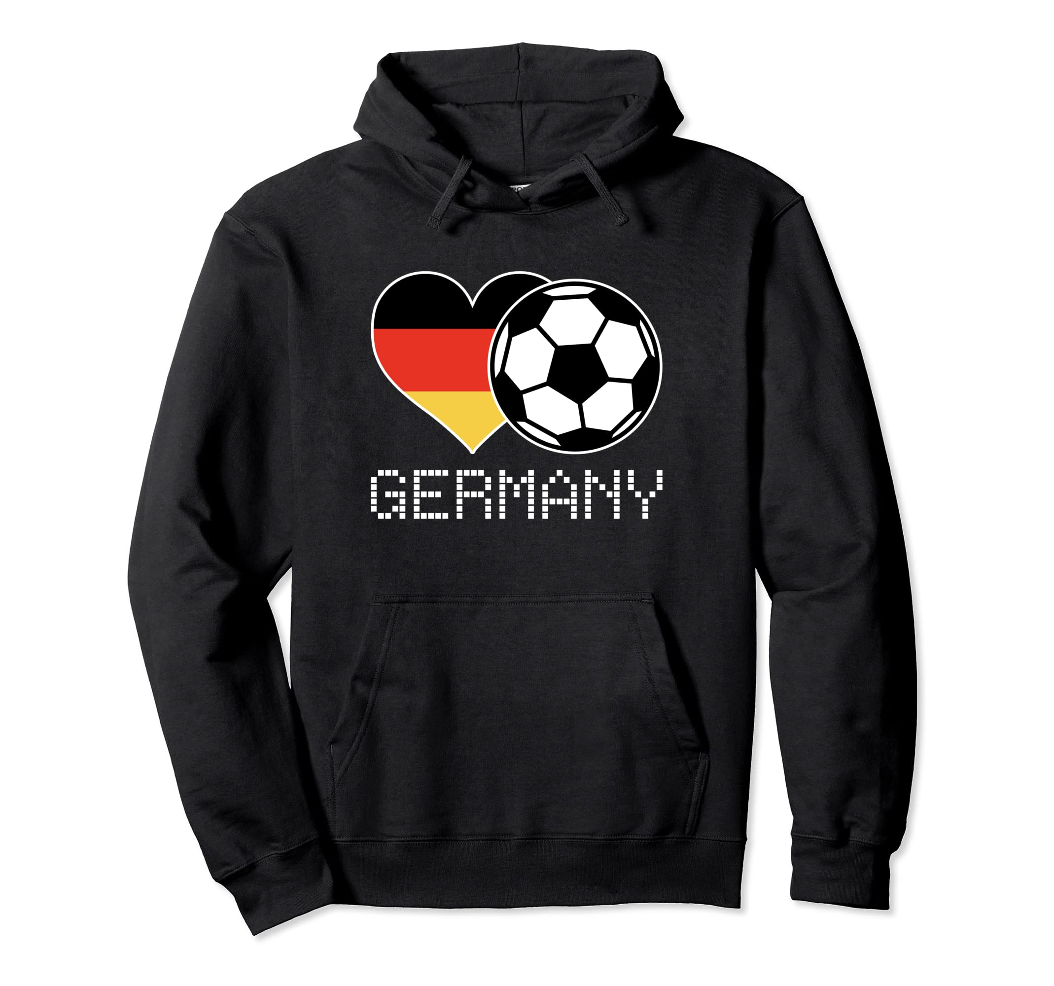 Germany Soccer German Flag Love Country Hoodie - Aesthetic Graphic Unisex