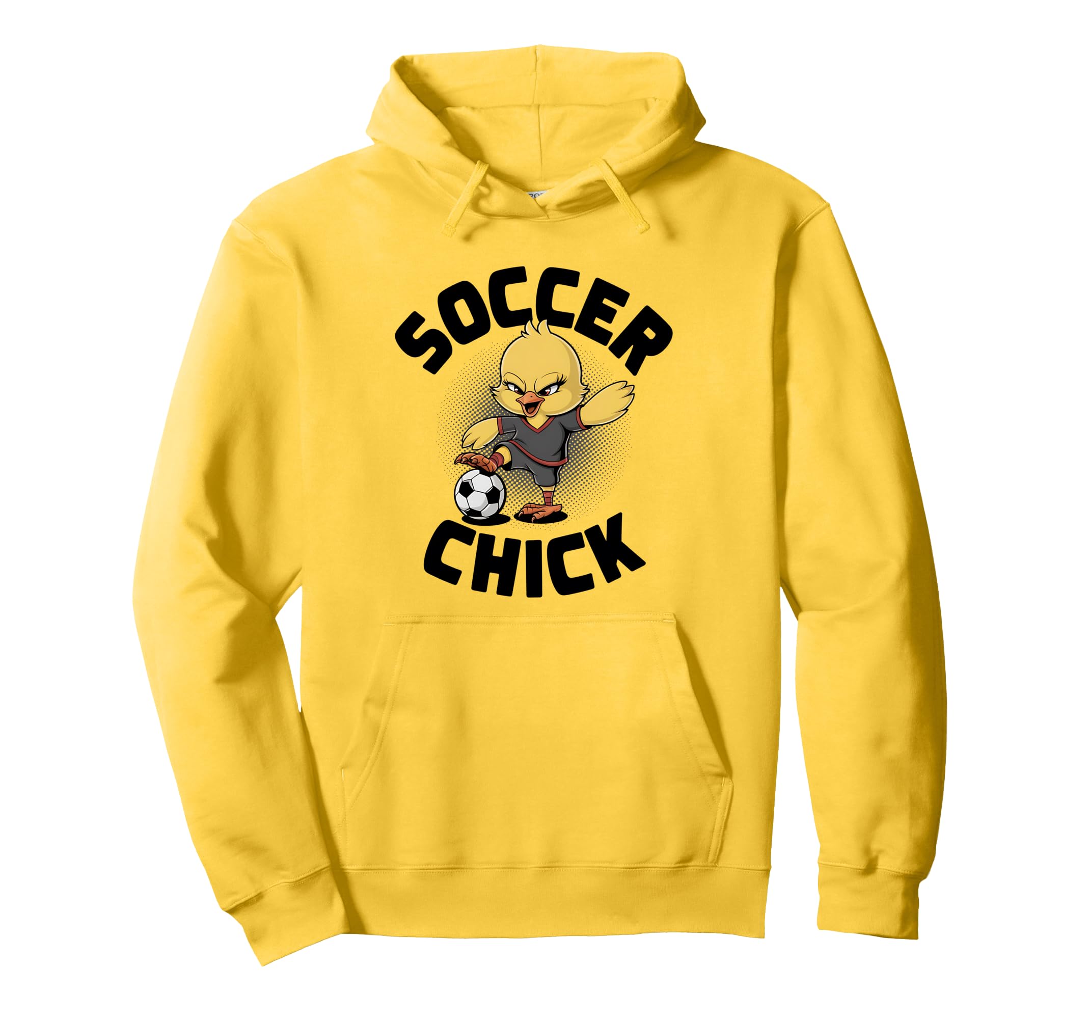 Soccer Chick Soccer Player Soccer Hoodie - Fun Novelty Design Unisex