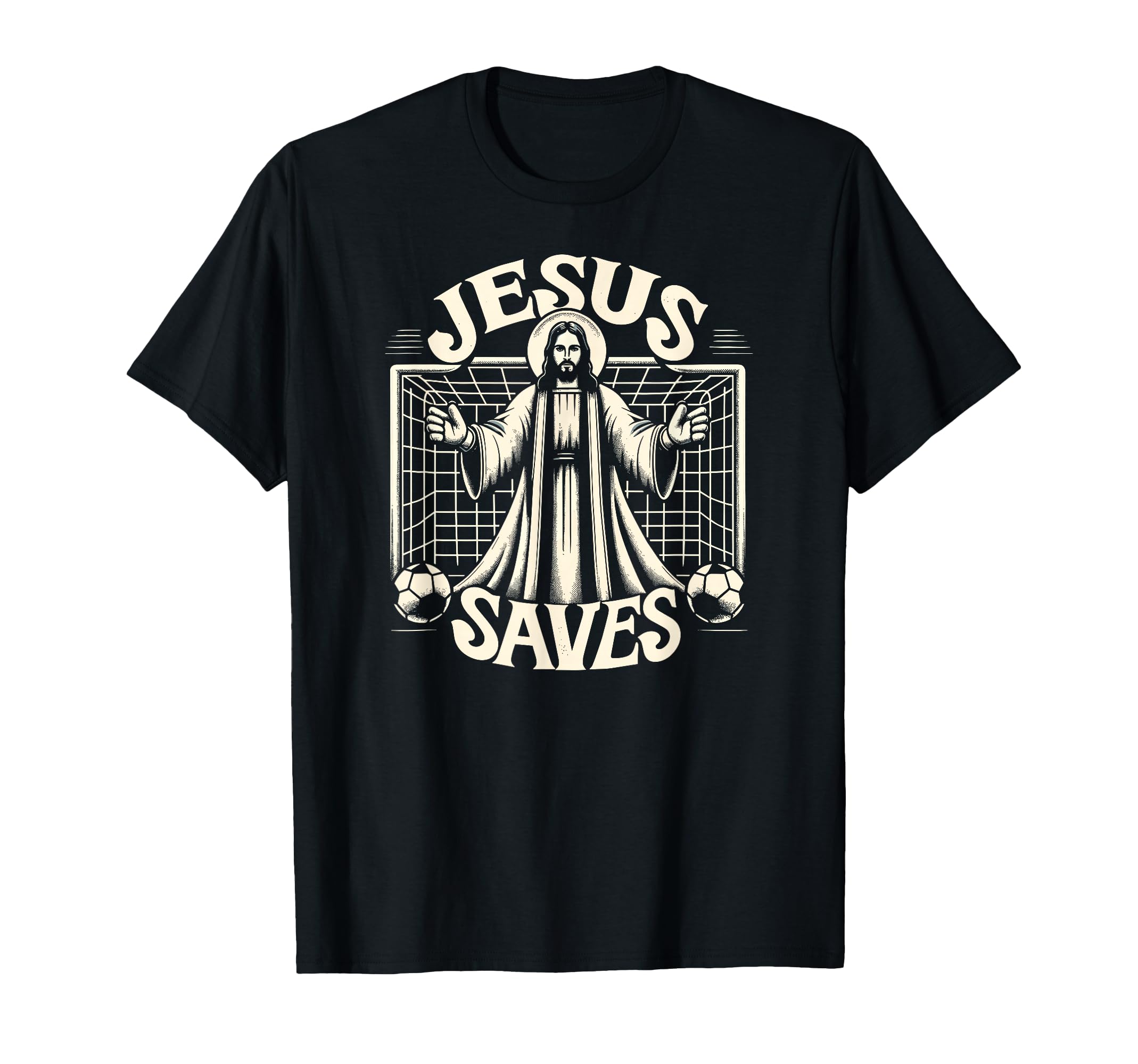 C J S Religious Christian Soccer Sweatshirt - Trendy Graphic for Adults