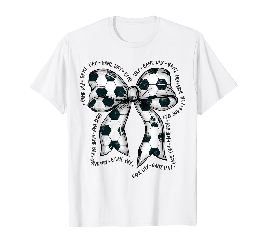 Soccer Lover Soccer Player Coquette T-Shirt - Minimalist Print Men Women