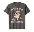 Pretty Vibe Unicorn Just Who Loves T-Shirt - Unique Graphic for Adults