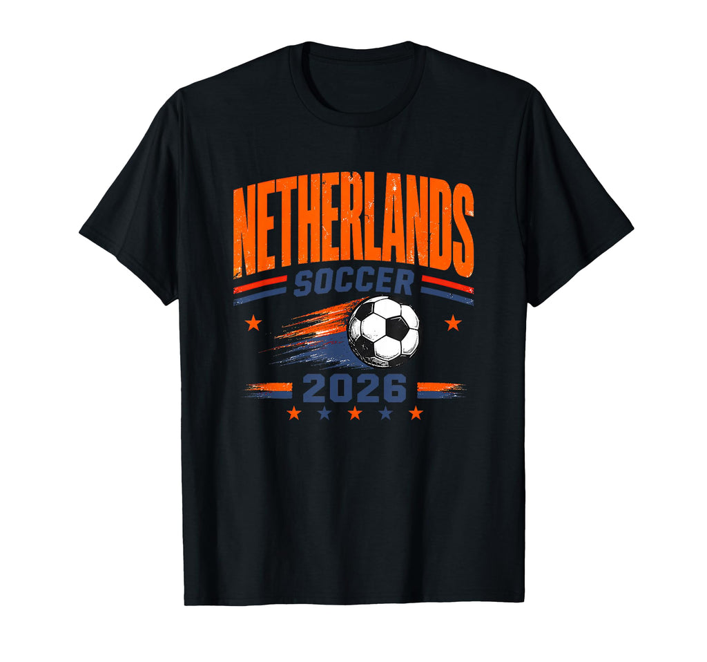 Netherlands Soccer Teams Game T-Shirt - Minimalist Print for Adults