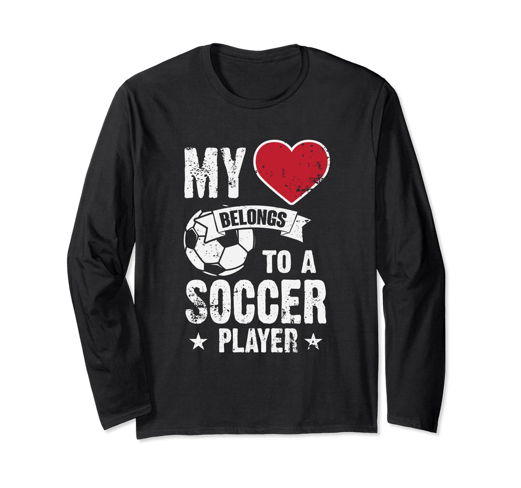 My Heart Belongs To Soccer Football T-Shirt - Streetwear Style Unisex