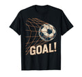 Soccer Goal Celebration Soccer Ball T-Shirt - Streetwear Style for Adults