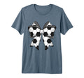 Coquette Bow Funny Soccer Ball Mom T-Shirt - Minimalist Print for Adults