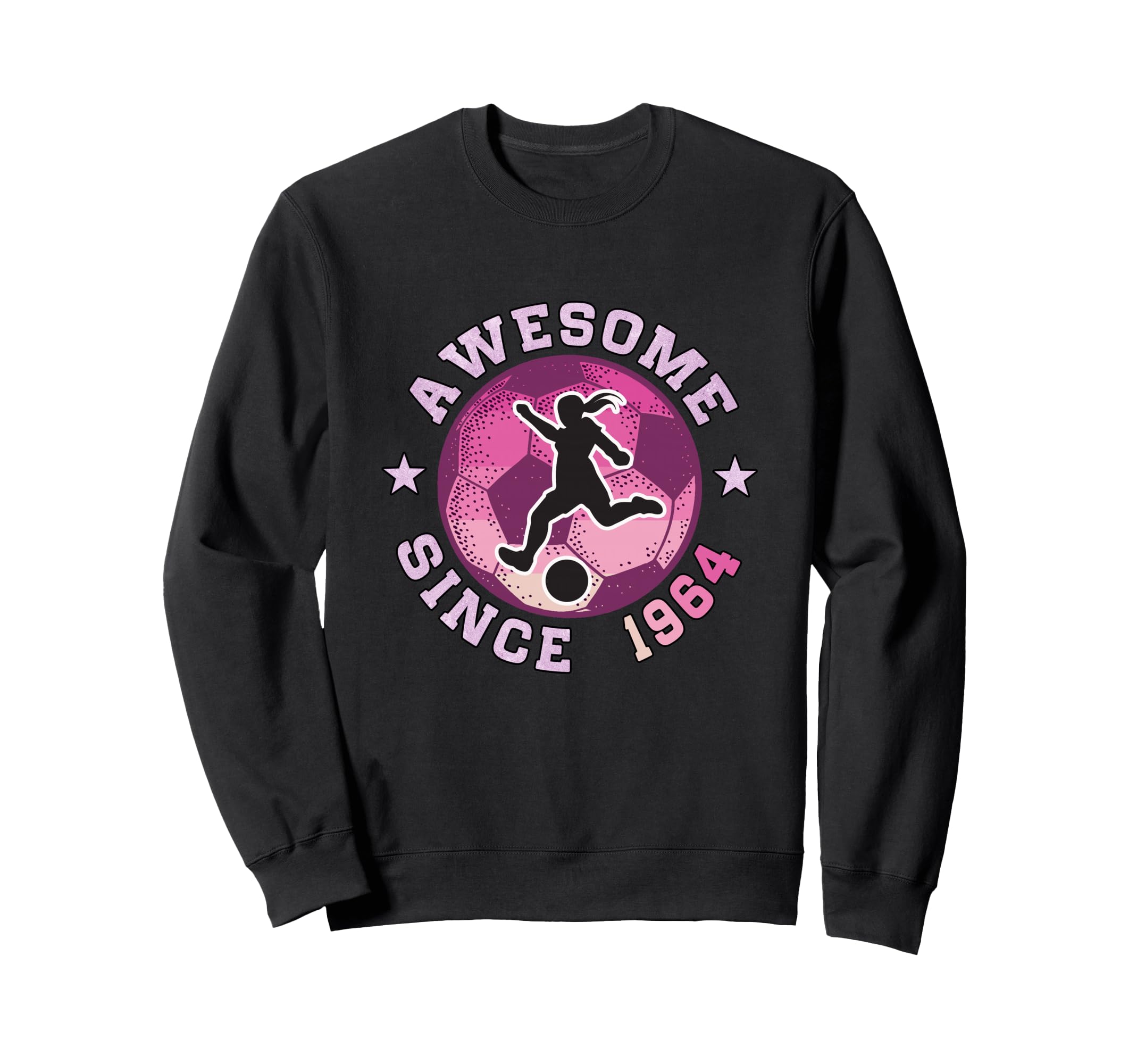 62Th Birthday Soccer Player Sweatshirt - Minimalist Print for Adults