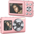 Digital Camera,Autofocus 4K Vlogging Camera for Photography with 32GB Card,48MP Portable Compact Point and Shoot Kids Digital Cameras for Kids Boys Girls with 18X Zoom,Anti-Shake