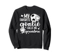Proud Soccer Goalie Grandma Soccer Sweatshirt - Minimalist Print Unisex