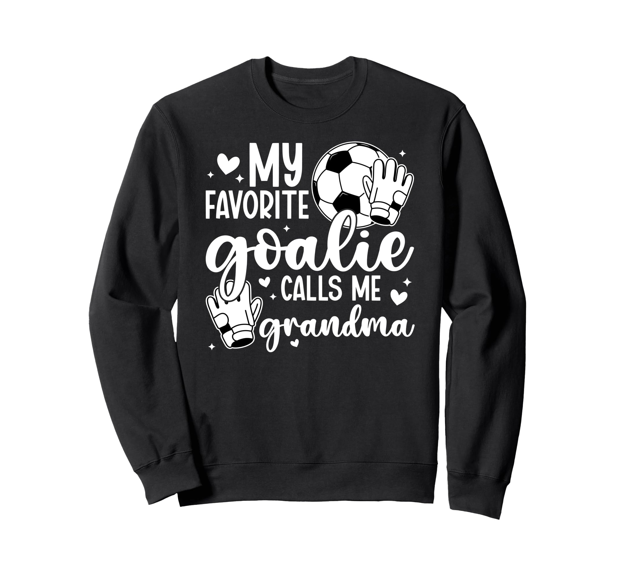 Proud Soccer Goalie Grandma Soccer Sweatshirt - Minimalist Print Unisex