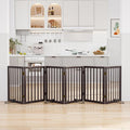 Freestanding Pet Gate 55-110" Extre Wide, Foldable Dog Gate for The Doorways House, Pet Gates for Dogs, Doogie Puppy Fence Gate