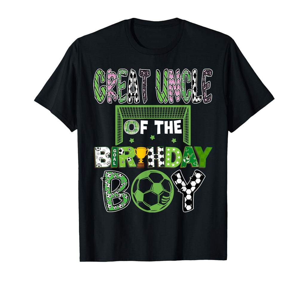 Great Uncle Birthday Soccer Player T-Shirt - Graphic Print for Adults