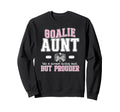 Hockey Goalie Aunt Hockey Keeper Aunt Sweatshirt - Graphic Print Men Women