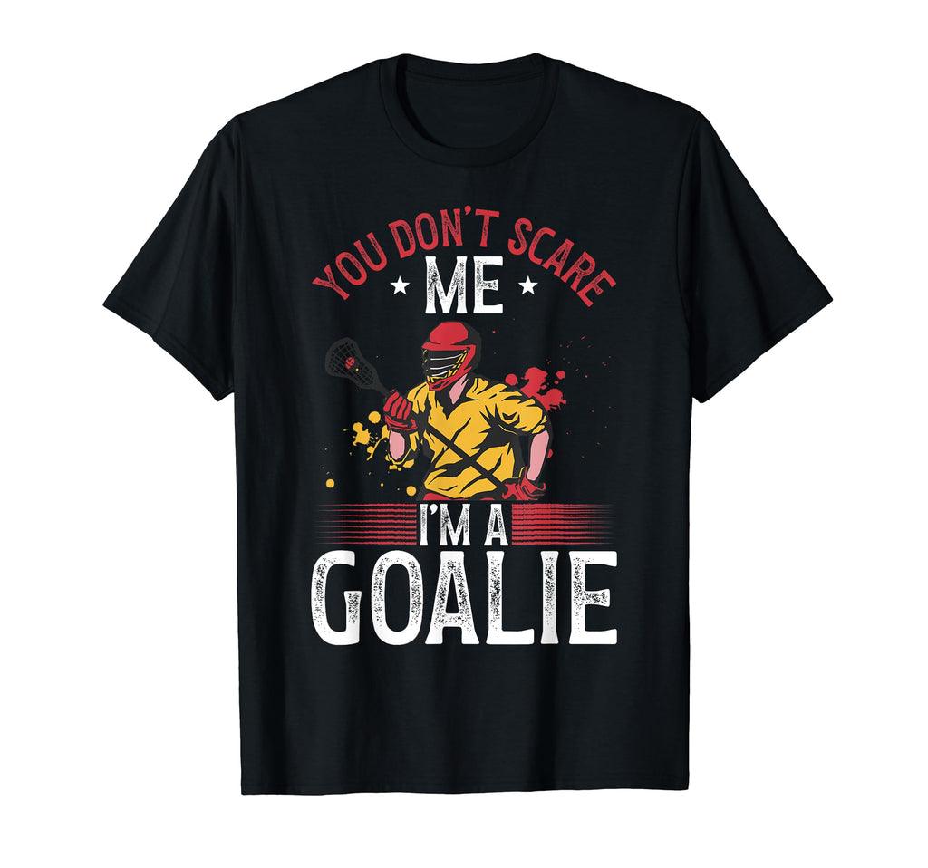 Lacrosse Goalie Lax Goalkeeper T-Shirt - Custom Art Print Men Women