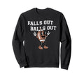 Falls Out Balls Out Football Sweatshirt - Streetwear Style for Adults
