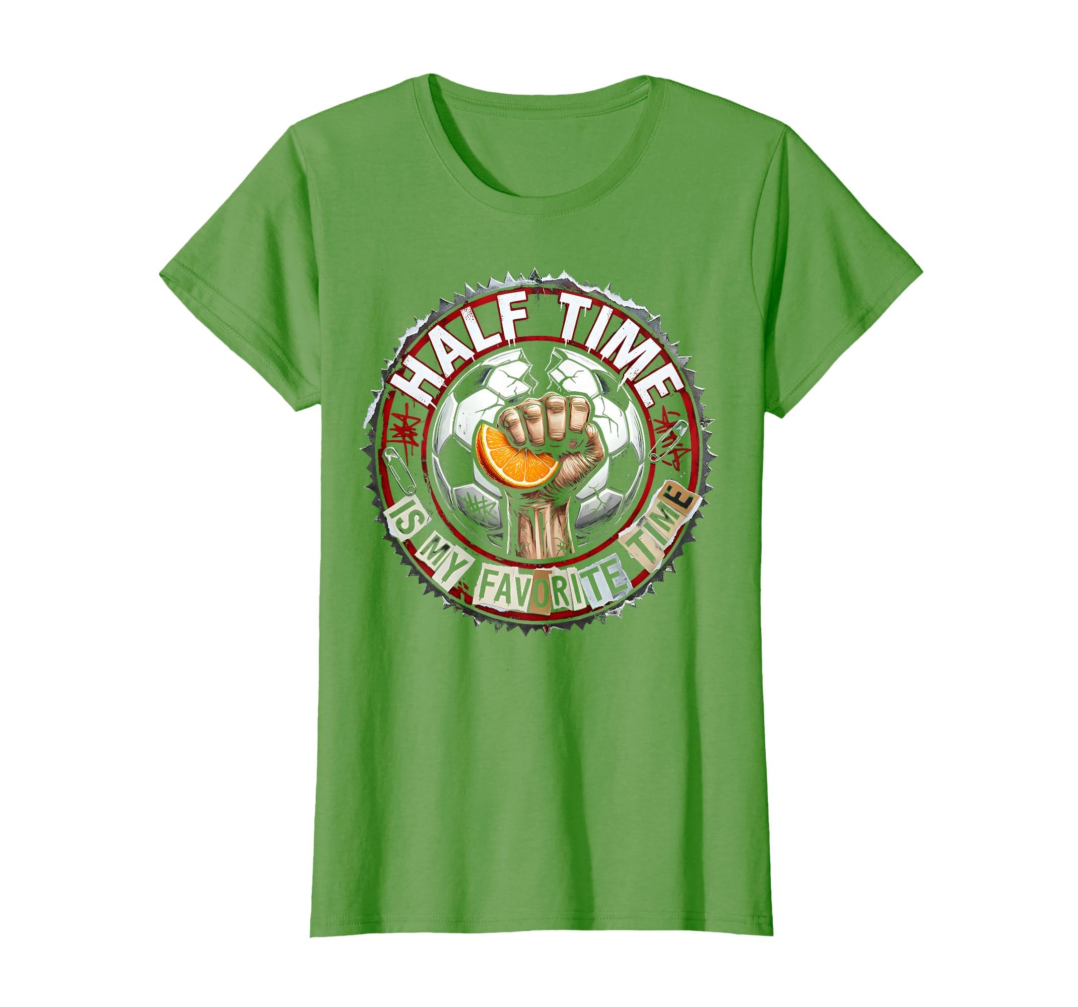 Half Time Is My Favorite Time Soccer T-Shirt - Streetwear Style for Adults