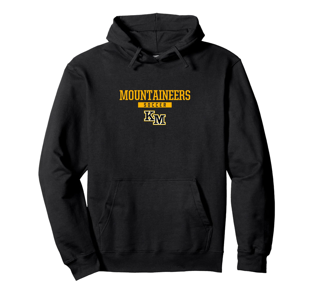 Kings Mountain Mountaineers Logo Hoodie - Minimalist Print Men Women