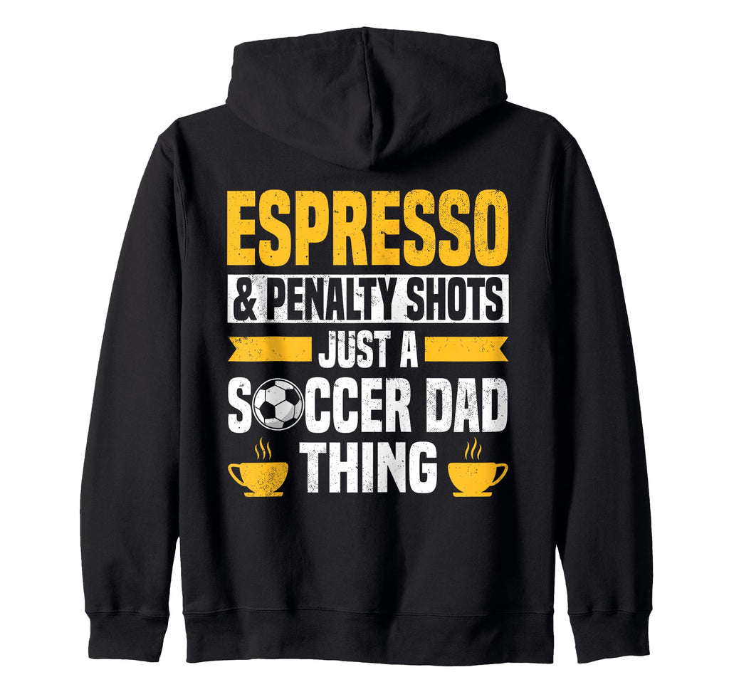 Soccer Dads Designs Coffee Lover Hoodie - Casual Everyday Wear for Adults