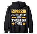 Soccer Dads Designs Coffee Lover Hoodie - Casual Everyday Wear for Adults
