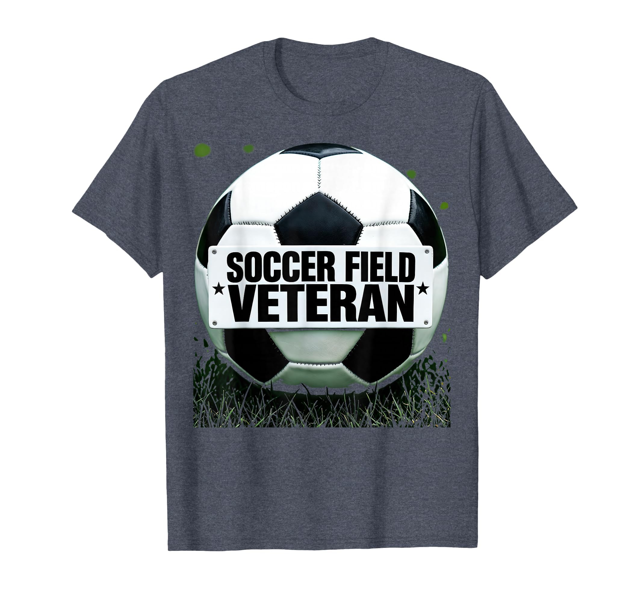 Soccer Field Veteran Soccer Mom T-Shirt - Minimalist Print Unisex