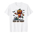 Soccer Halloween Funny Pumpkin Autumn T-Shirt - Streetwear Style Men Women