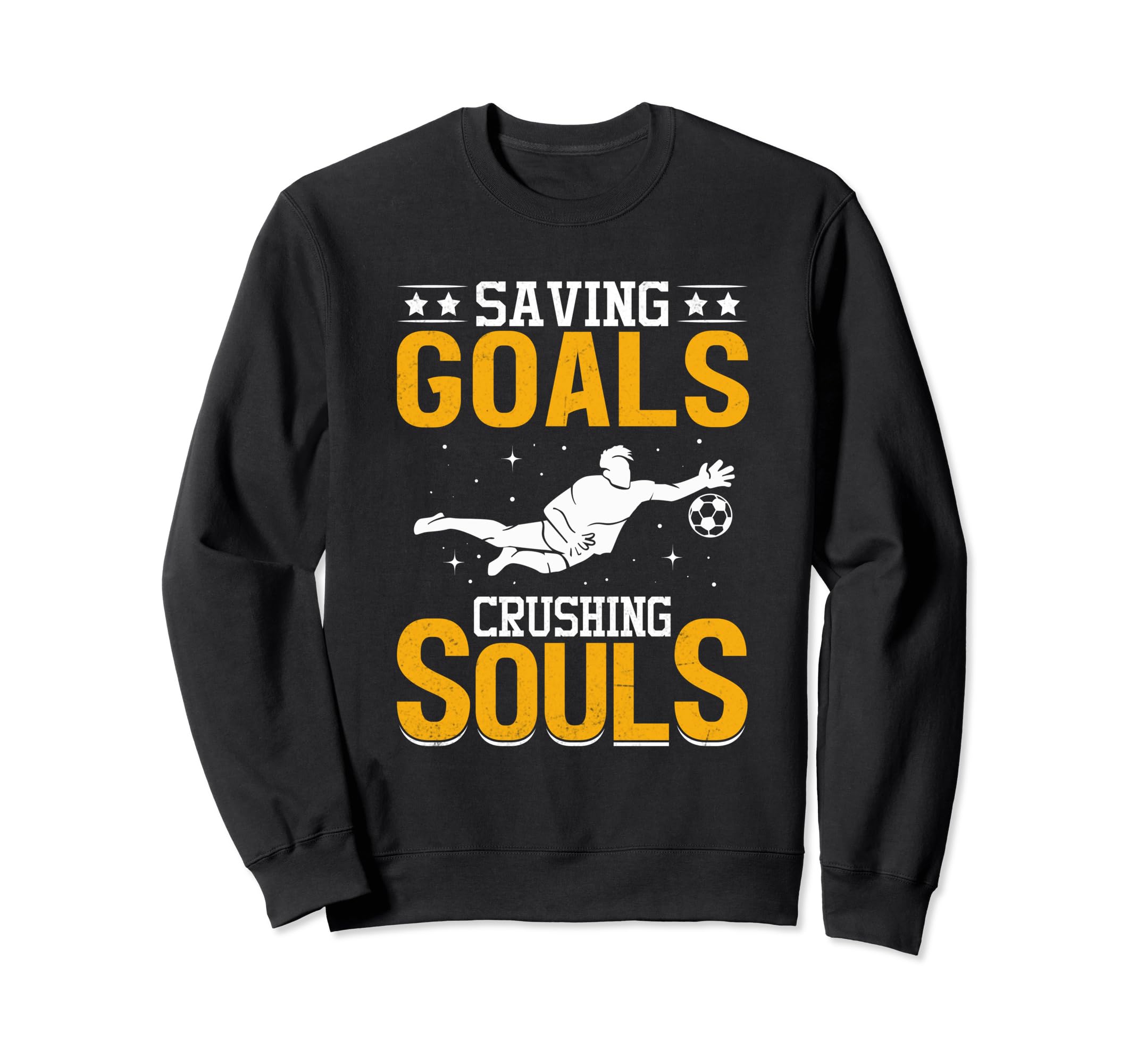 Soccer Goalie Cleat Soccer Net Sweatshirt - Trendy Graphic for Adults