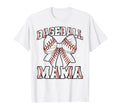 Baseball Mama Sports Mom Leopard T-Shirt - Casual Everyday Wear for Adults