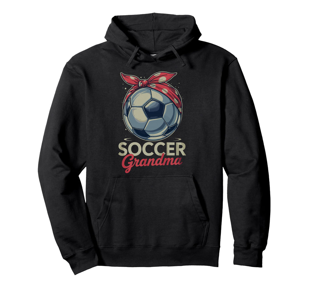 Soccer Football Player Grandma Fan Hoodie - Fun Novelty Design Men Women