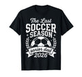 Soccer Last Season Senior Dad 2026 T-Shirt - Minimalist Print for Adults