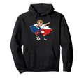 Czech Republic Soccer Dab Flag Football Hoodie - Trendy Graphic Men Women