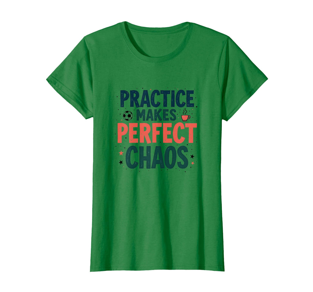 Practice Makes Chaos Soccer Mom T-Shirt - Streetwear Style for Adults