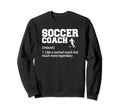 Soccer Coaching Training Trainer Sweatshirt - Unique Graphic for Adults
