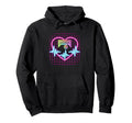 Soccer Heartbeat Football Oldschool Hoodie - Aesthetic Graphic Men Women