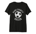 Dane County Soccer Distressed 90S Tri T-Shirt - Unique Graphic Men Women