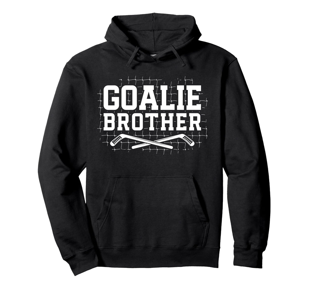 Ice Hockey Goalie Brother Hockey Hoodie - Novelty Apparel for Adults