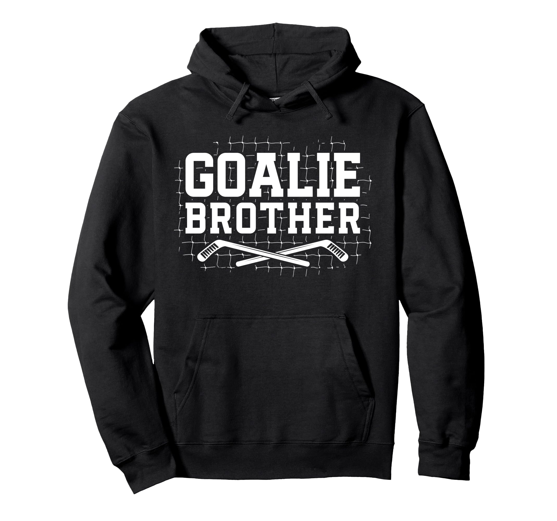 Ice Hockey Goalie Brother Hockey Hoodie - Novelty Apparel for Adults