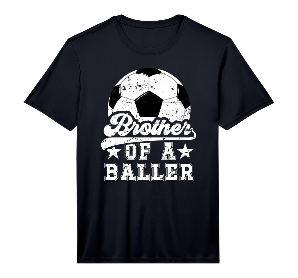 Brother Baller Soccer Brother Soccer T-Shirt - Novelty Apparel Men Women